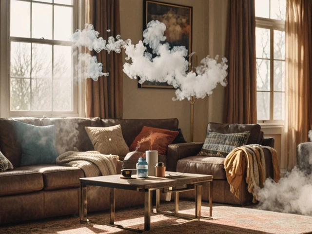 Bleiben Dampfwolken von E-Zigaretten im Haus?