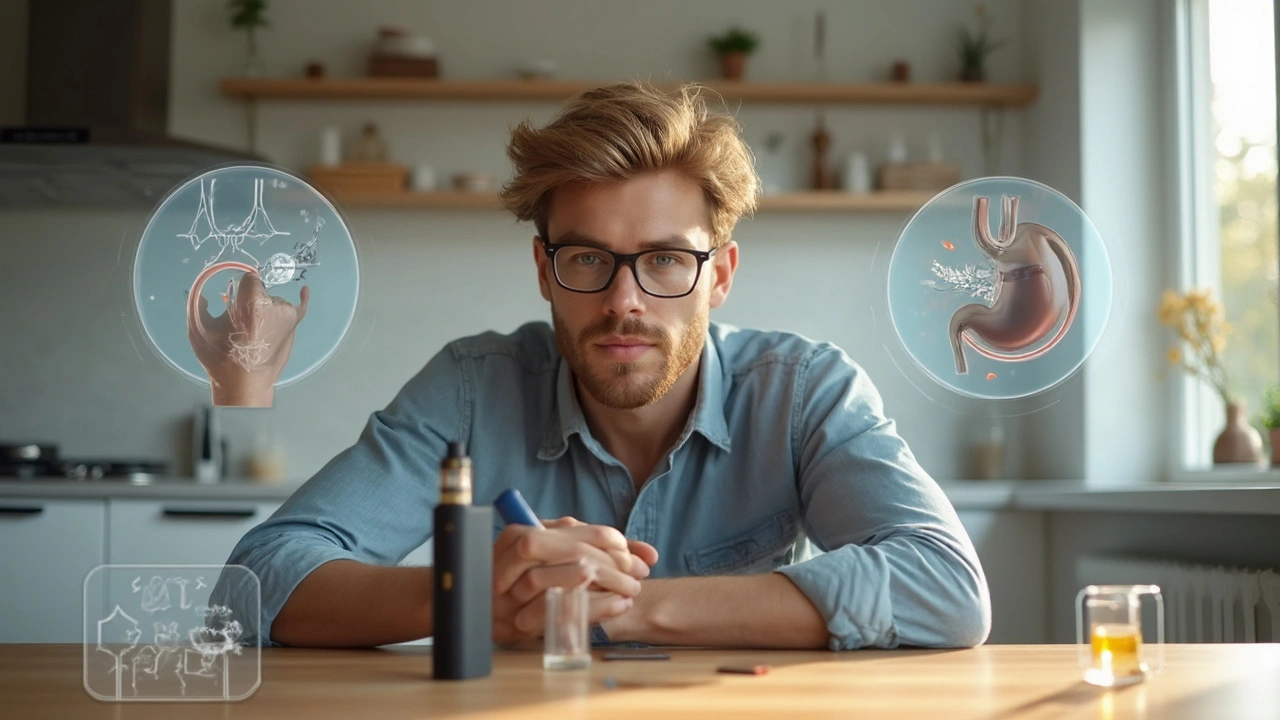 Wird ein einziger Zug am Vape bei einem Nikotin-Test angezeigt?